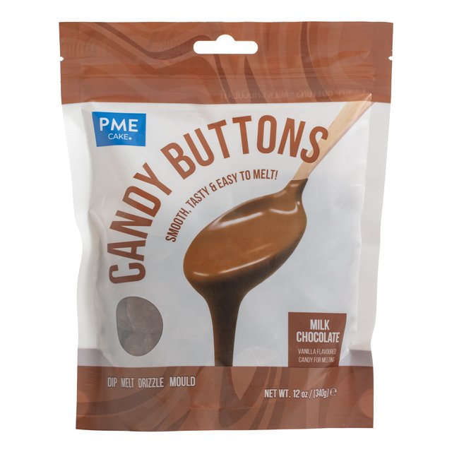 Obrázek produktu PME Candy buttons - MILK CHOCOCLATE 340g