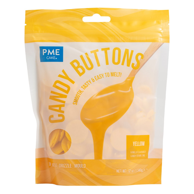 Obrázek produktu PME Candy buttons - ŽLUTÉ 340g