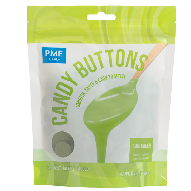 Obrázek produktu PME Candy buttons - LIME GREEN 340g