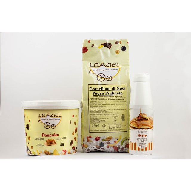 Obrázek produktu LEAGEL KIT PANCAKE (3,5kg pasta, 3kg topping, 2kg karamelizované pekany)