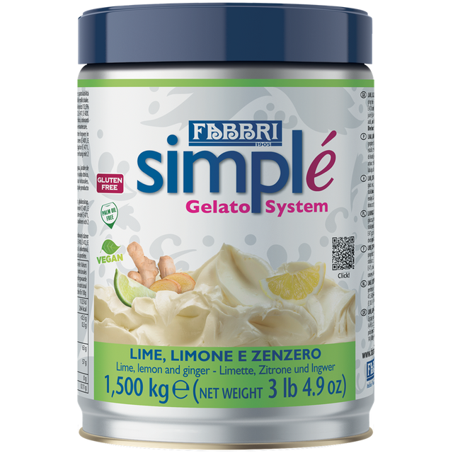 Obrázek produktu FABBRI SIMPLE LIME-LEMON-GINGER  8x1,5 kg