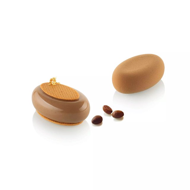 Obrázek produktu SIL FORMA SILIKON bílá - OVAL 80 80x52mm, v.30mm + vykrajovátko