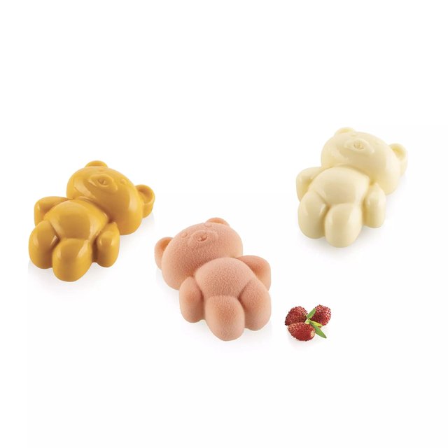 Obrázek produktu SIL FORMA SILIKON bílá - TEDDY BEAR XS20 50x36mm, v.21mm