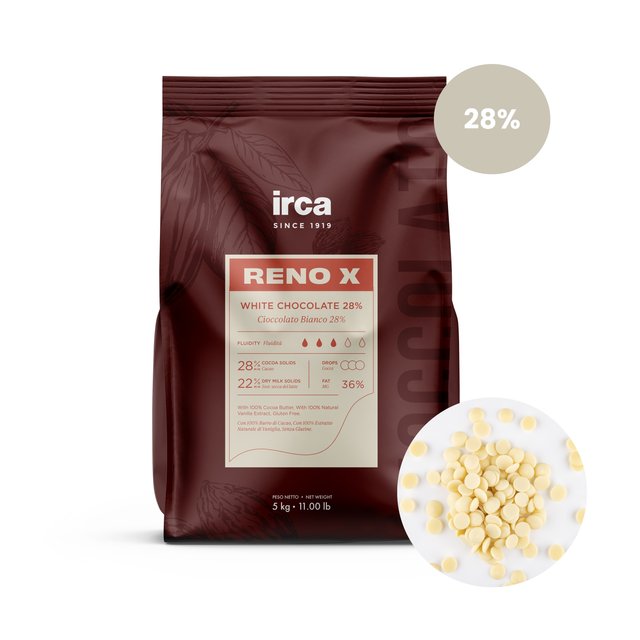 Obrázek produktu IRCA RENO X BÍLÁ ČOKOLÁDA 28% 5 kg
