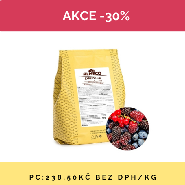 Obrázek produktu ALMECO EXPRES LILA (lesní ovoce) - kompletní směs na zmrzlinu 10x1,2 kg AKCE 30%