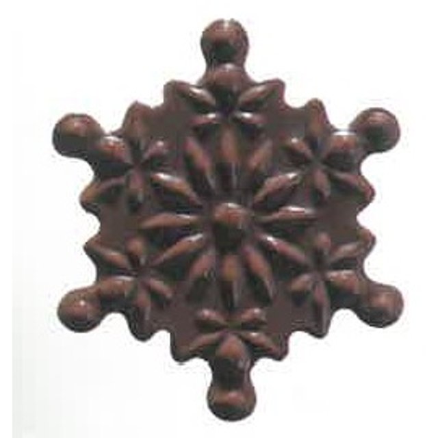 Obrázek produktu PCB ČOKOLÁDOVÝ DEKOR VLOČKA 3,5x4cm 120ks