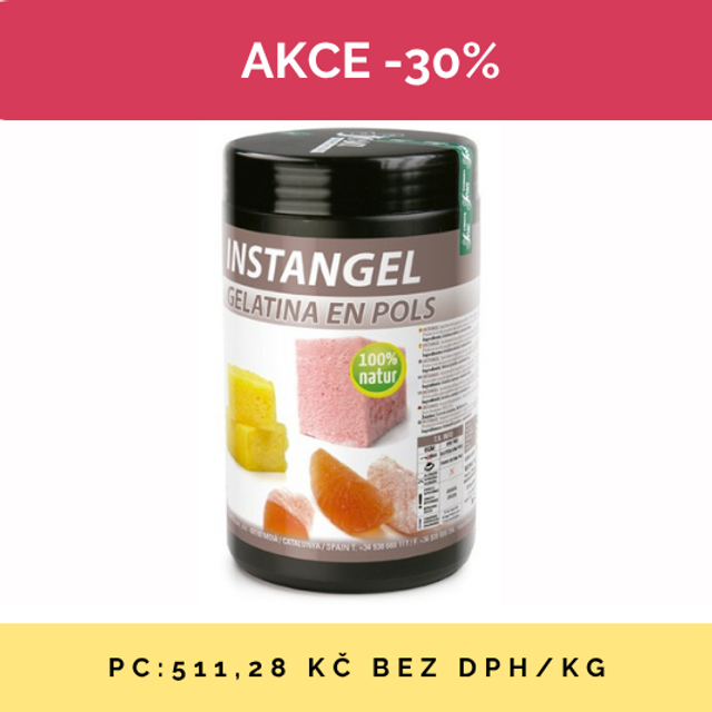 Obrázek produktu SOSA ŽELATINA VEPŘOVÁ 180 bloom (Instangel) 500g AKCE SLEVA 80% DMT 8/25
