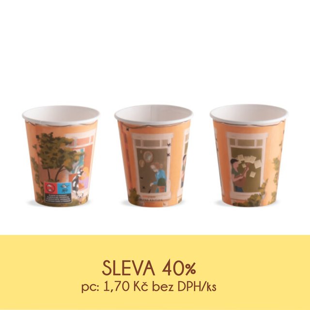 Obrázek produktu POLO kelímek papírový na kávu 8oz pr.8cm v.9,1cm 32x50ks SE SLEVOU 40%