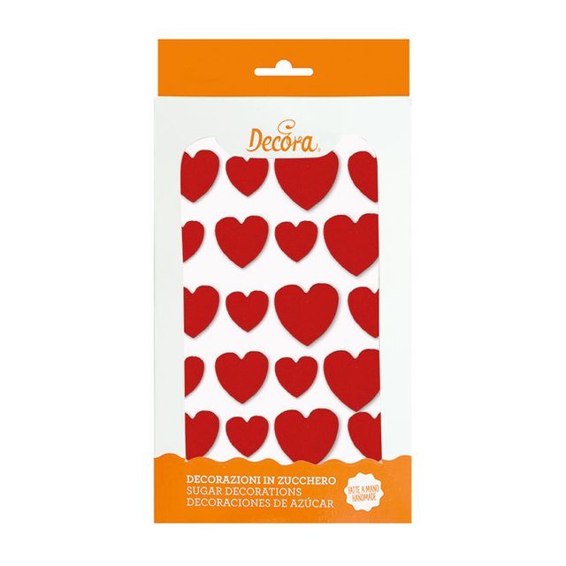 Obrázek produktu DECO DEKORACE CUKROVÁ - SRDCE 16ks