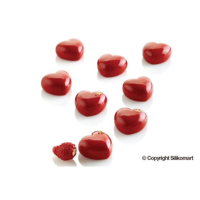 Obrázek produktu SIL FORMA SILIKON bílá - MICRO LOVE 5 (srdce) 26x25mm v.13mm 5ml