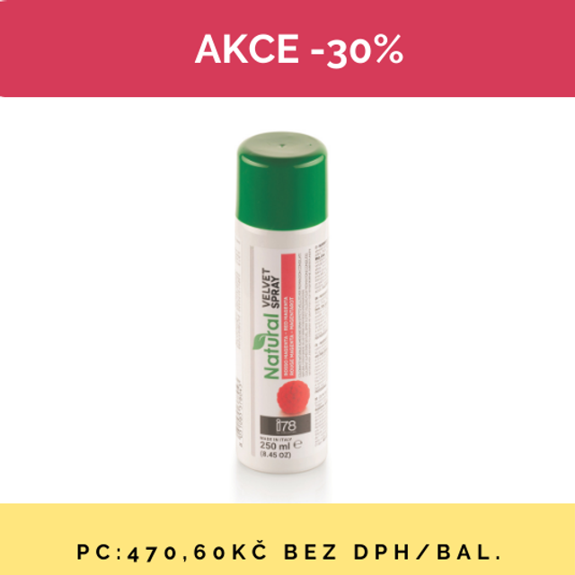 Obrázek produktu SIL SPREJ PŘÍRODNÍ VELVET růžový 250ml - AKCE SLEVA 30% 8/25