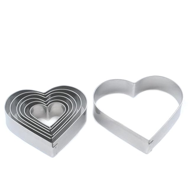 Obrázek produktu MA VYKRAJOVÁTKA - SRDCE SADA nerez 12ks