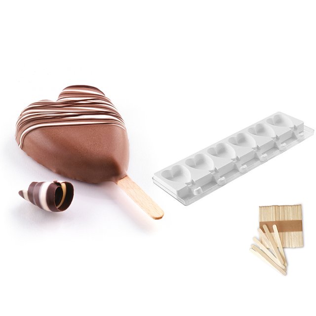 Obrázek produktu SIL FORMA SILIKON NA NANUKY MINI SRDCE 6,8cm 2x6ks