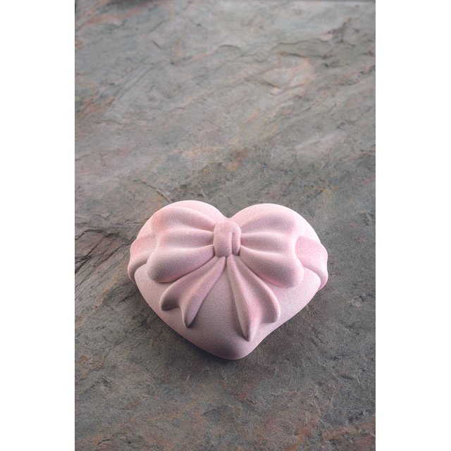 Obrázek produktu PAV FORMA SILIKON černá - CADEAU - SRDCE S MAŠLÍ - 18x16,2x6,7 cm 1000 ml