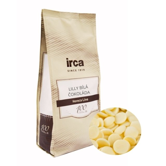 Obrázek produktu IRCA LILLY BÍLÁ ČOKOLÁDA 35% ztužovač šlehačky 6x1 kg