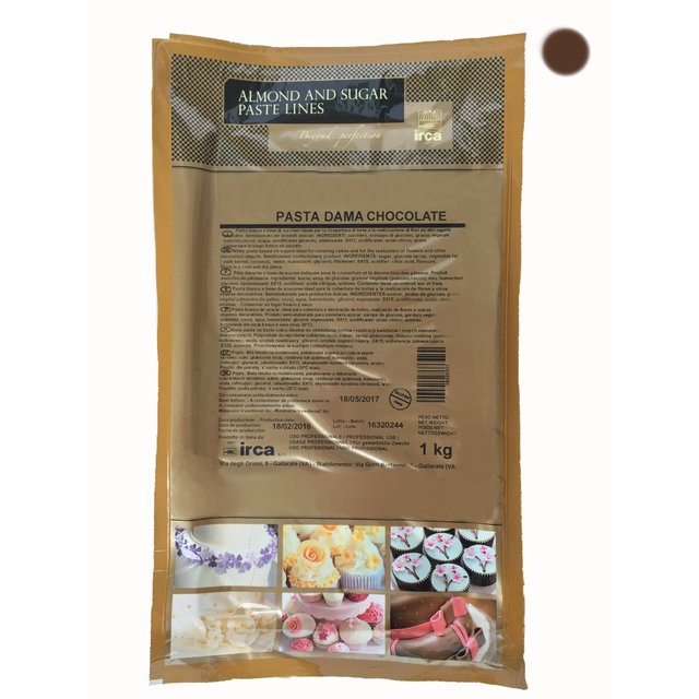 Obrázek produktu IRCA PASTA DAMA ČOKOLÁDA potahovací a modelovací hmota 8x1kg - DOČASNĚ NEDOSTUPNÉ