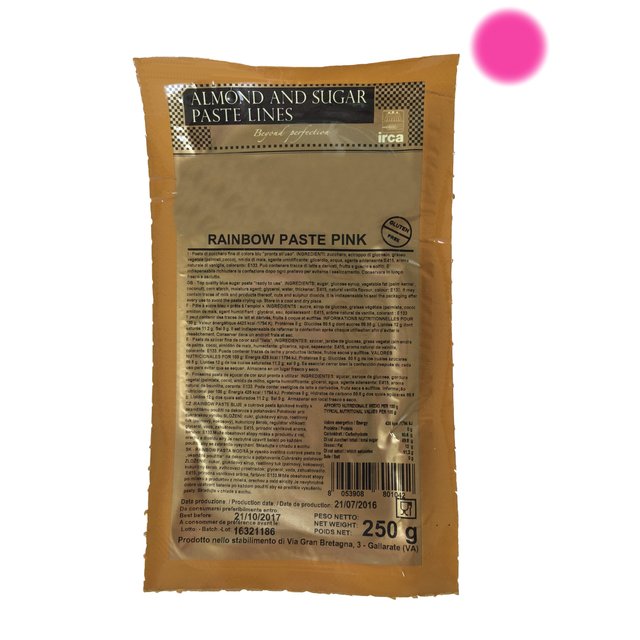 Obrázek produktu IRCA RAINBOW PASTE RŮŽOVÁ modelovací a potahovací hmota 24x250g