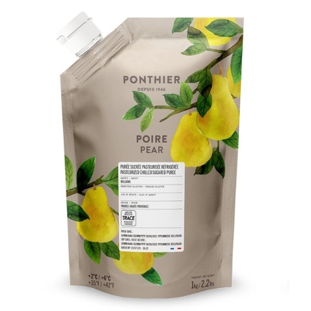 Obrázek produktu PONTHIER PYRÉ HRUŠKA WILLIAMS (Pear) chlazené 6x1kg