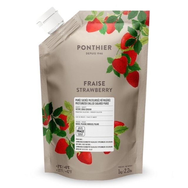 Obrázek produktu PONTHIER PYRÉ JAHODA chlazené 6x1kg