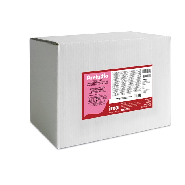 Obrázek produktu IRCA PRELUDIO LATTE MLÉČNÁ ČOKOLÁDA 30% 30/32 2x5 kg
