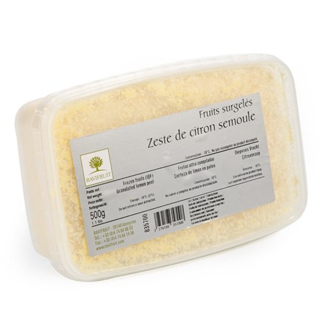 Obrázek produktu RAVIFRUIT MRAŽENÁ KŮRA CITRON 6x500g