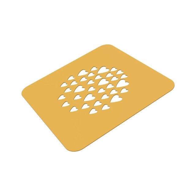 Obrázek produktu SIL ŠABLONA SILIKON - STENCIL CUORE (srdce) pr.100mm, v.1mm 2ks, 2,7ml