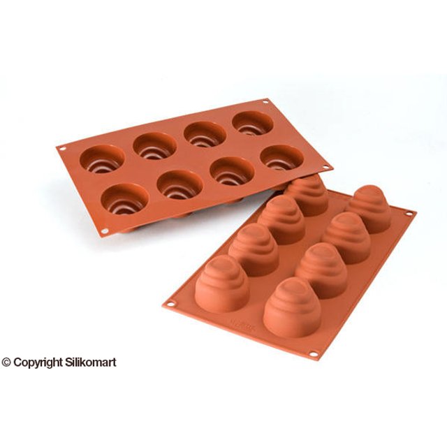 Obrázek produktu SIL FORMA SILIKON terakota - FLU Ø55mm v.42mm 70ml 8ks