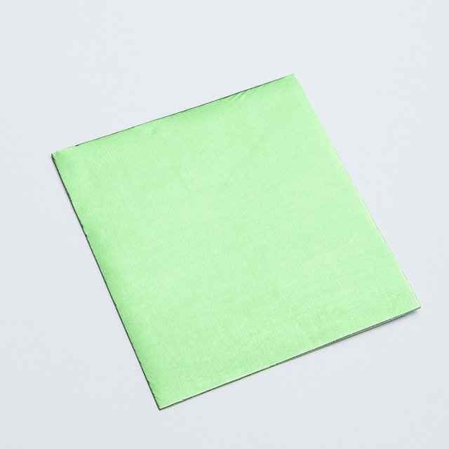 Obrázek produktu CW Hliníkový obal na pralinku ZELENÝ 8x8cm 500g (4500ks))(lze koupit 0,2 balení)