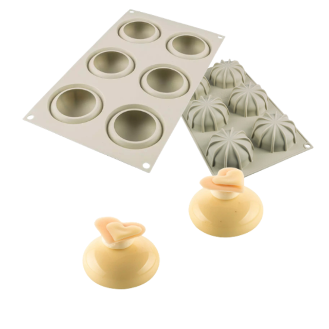 Obrázek produktu SIL FORMA SILIKON bílá - MINI GOCCIA Ø68mm v.33mm 88ml