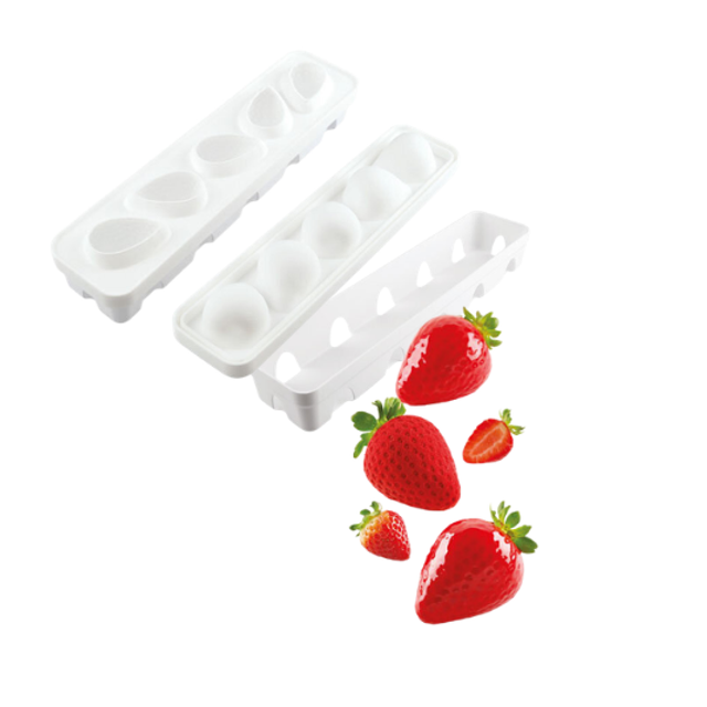 Obrázek produktu SIL FORMA SILIKON bílá - FRAGOLA 120 (jahoda) 60x77mm v.54mm 120 ml