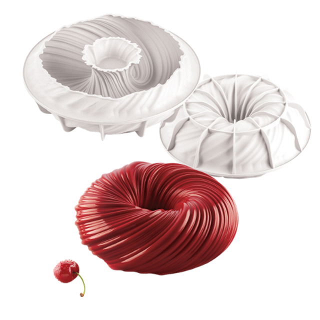 Obrázek produktu SIL FORMA SILIKON bílá - INTRECCIO 1000 Ø180mm v.60mm 1000ml