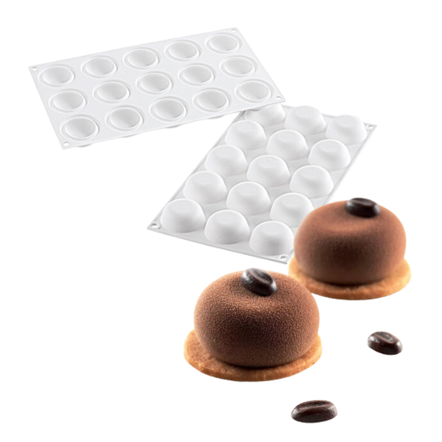 Obrázek produktu SIL FORMA SILIKON bílá - GLOBE 26  Ø45mm v.20mm 26ml