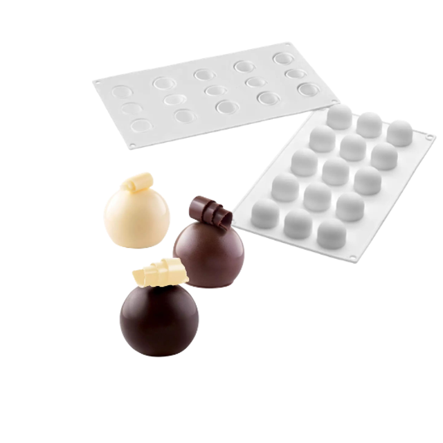 Obrázek produktu SIL FORMA SILIKON bílá - TRUFFLES 20 (koule) Ø32mm v.28mm 20ml