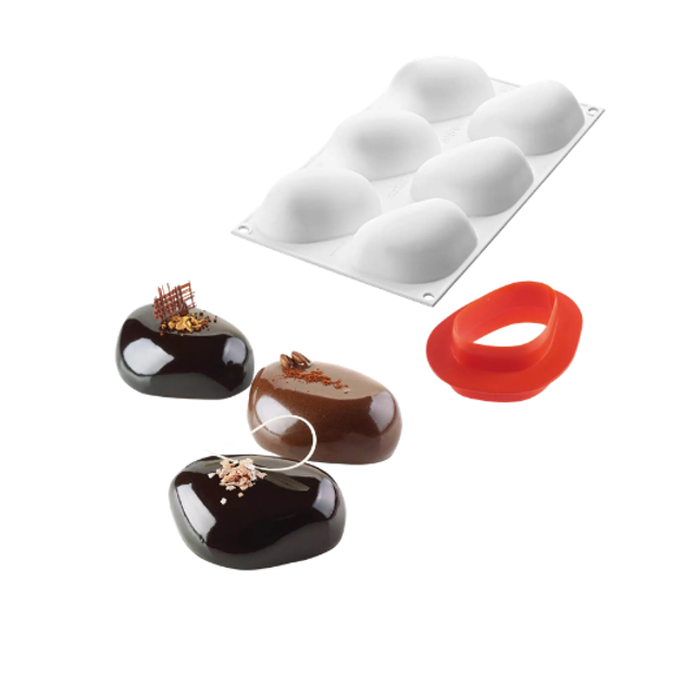 Obrázek produktu SIL FORMA SILIKON bílá - ZEN 100 87x63mm v.36mm 600ml