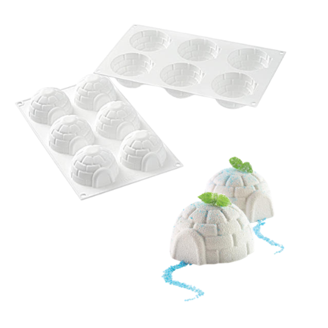 Obrázek produktu SIL FORMA SILIKON bílá - IGLOO 115 Ø76mm v.42mm 115ml