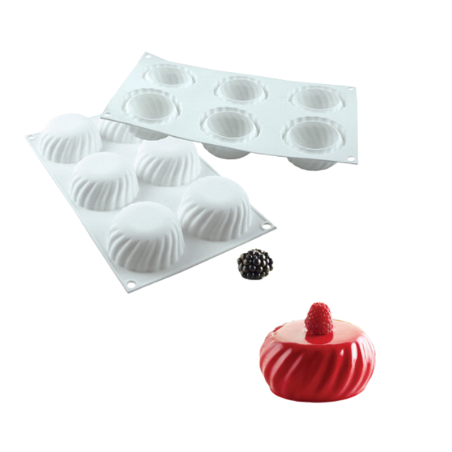 Obrázek produktu SIL FORMA SILIKON bílá - SAMURAI 110  Ø70mm v.35mm 110ml