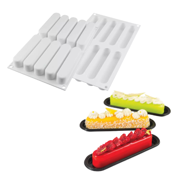 Obrázek produktu SIL FORMA SILIKON bílá - FASHION ECLAIR 80 13x25mm v.25mm 80ml