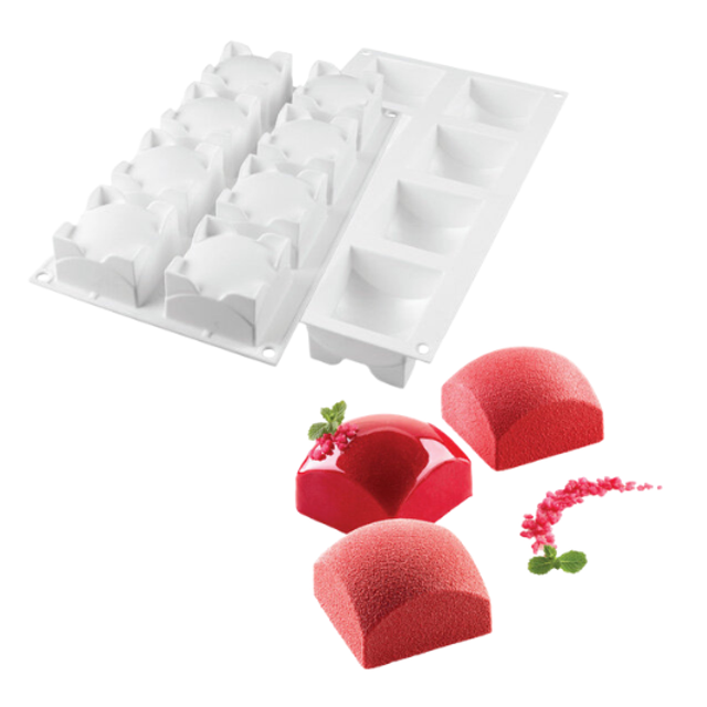 Obrázek produktu SIL FORMA SILIKON bílá - SQUARE SPHERE 110 60x60mm v.39mm 110ml