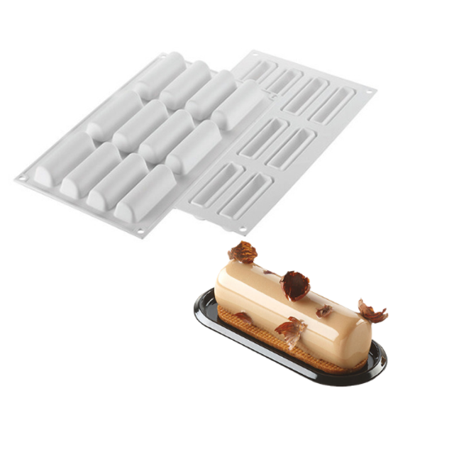 Obrázek produktu SIL FORMA SILIKON bílá - CYLINDRE 30 (eclair) 78x21mm v.21mm 30ml