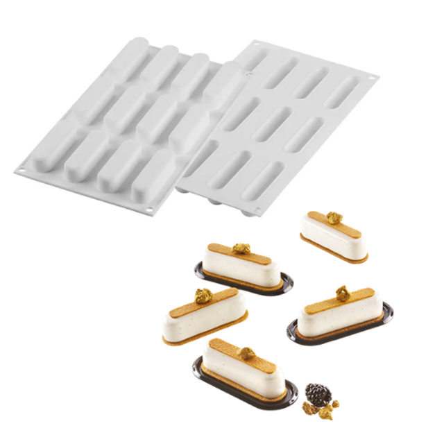 Obrázek produktu SIL FORMA SILIKON bílá - CAROLINE 30 (eclair) 82x23 mm v.21mm 30ml