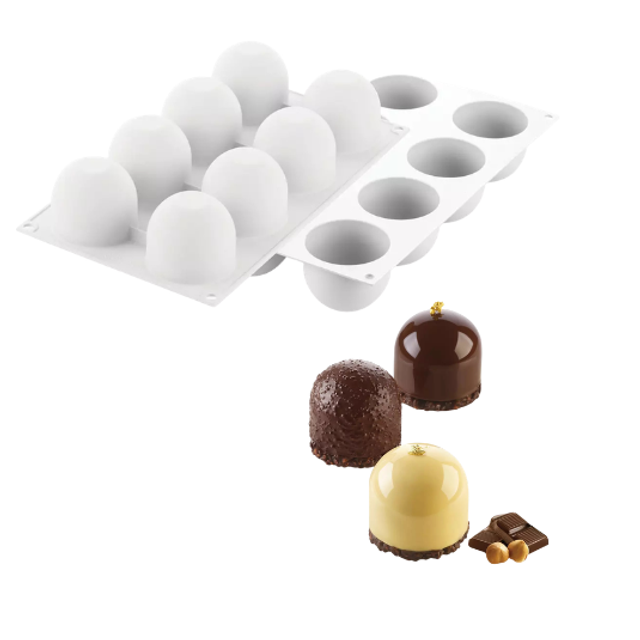 Obrázek produktu SIL FORMA SILIKON bílá - DOME 125 pr.62mm v.52mm 125ml