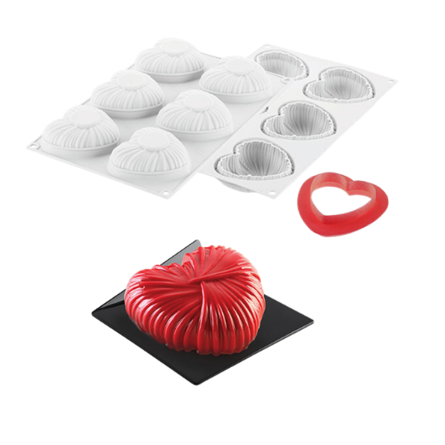 Obrázek produktu SIL FORMA SILIKON bílá - LOVELY 110 82x77mm v.31mm 110ml