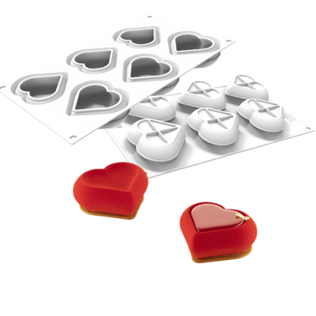 Obrázek produktu SIL FORMA SILIKON bílá - HEARTIX 85 78X70mm v.30mm 85ml