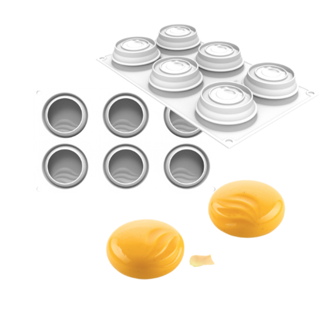 Obrázek produktu SIL FORMA SILIKON bílá - OCEAN 100 Ø70mm v.30mm 100ml