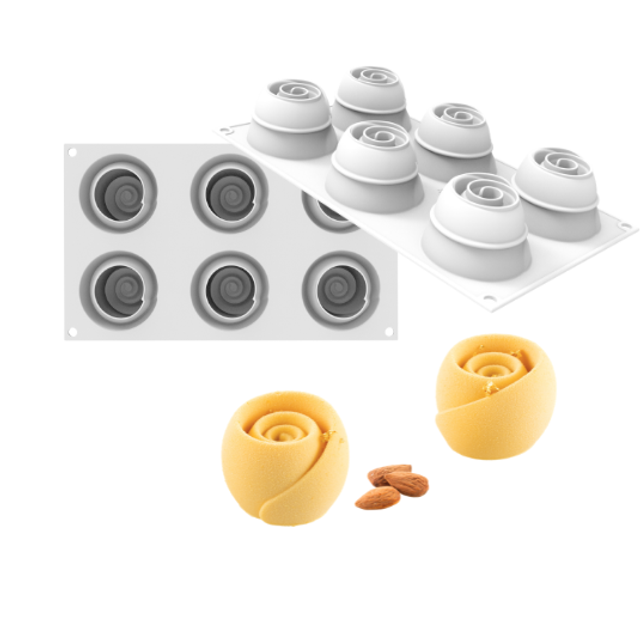 Obrázek produktu SIL FORMA SILIKON bílá - GIVRÉ 90 Ø60mm v.45mm 90ml