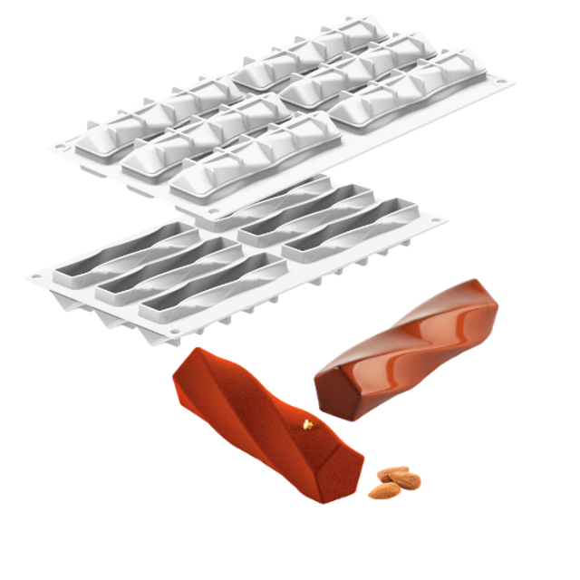 Obrázek produktu SIL FORMA SILIKON bílá - TWIST 90 130x33 mm v.30mm 90ml