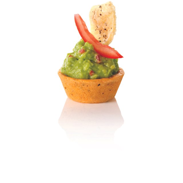 Obrázek produktu HUG Tartaletka Classic rajče–bazalka – slaná, kulatá 4,2 cm (160 ks)