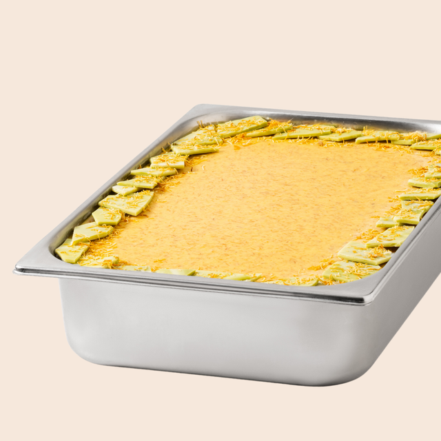 Obrázek produktu LEAGEL VARIEGATO BÍLÁ ČOKOLÁDA, KADAYIF A ŠAFRÁN 5 kg