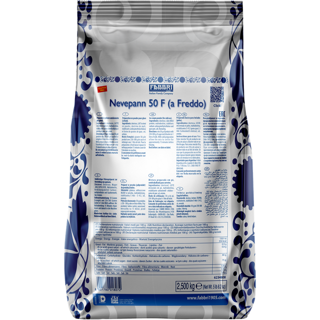 Obrázek produktu FABBRI Nevepann 50 F 8x2,5kg