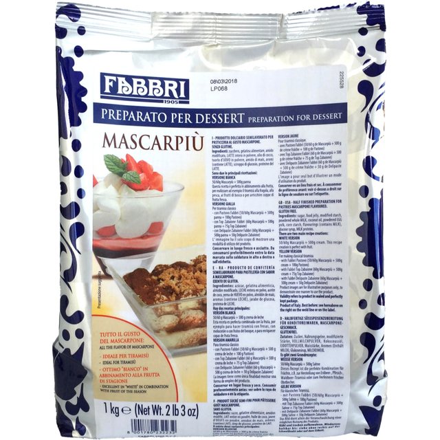 Obrázek produktu FABBRI Mascarpiu 6x1kg